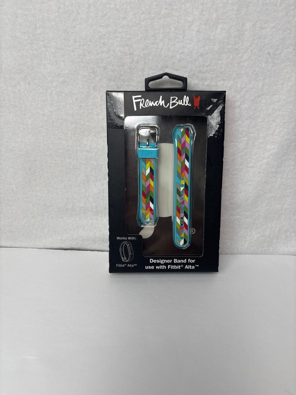 French Bull Adjustable Designer Brand Watch Band for Fitbit Alta Multicolor